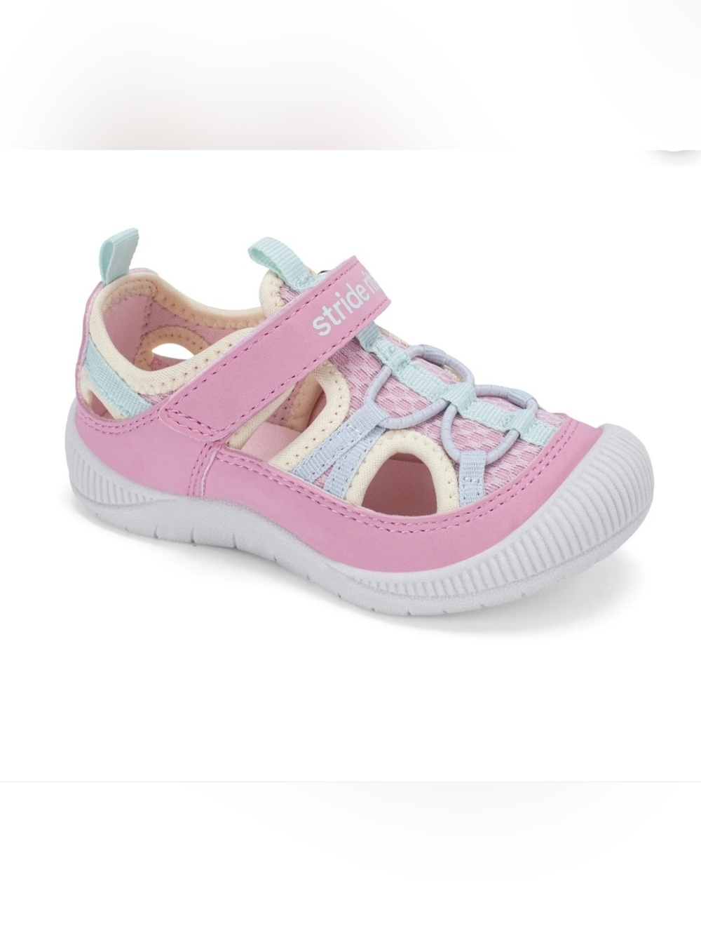 Stride Rite Pastel Pink and Light Blue Kids Sport Sandal